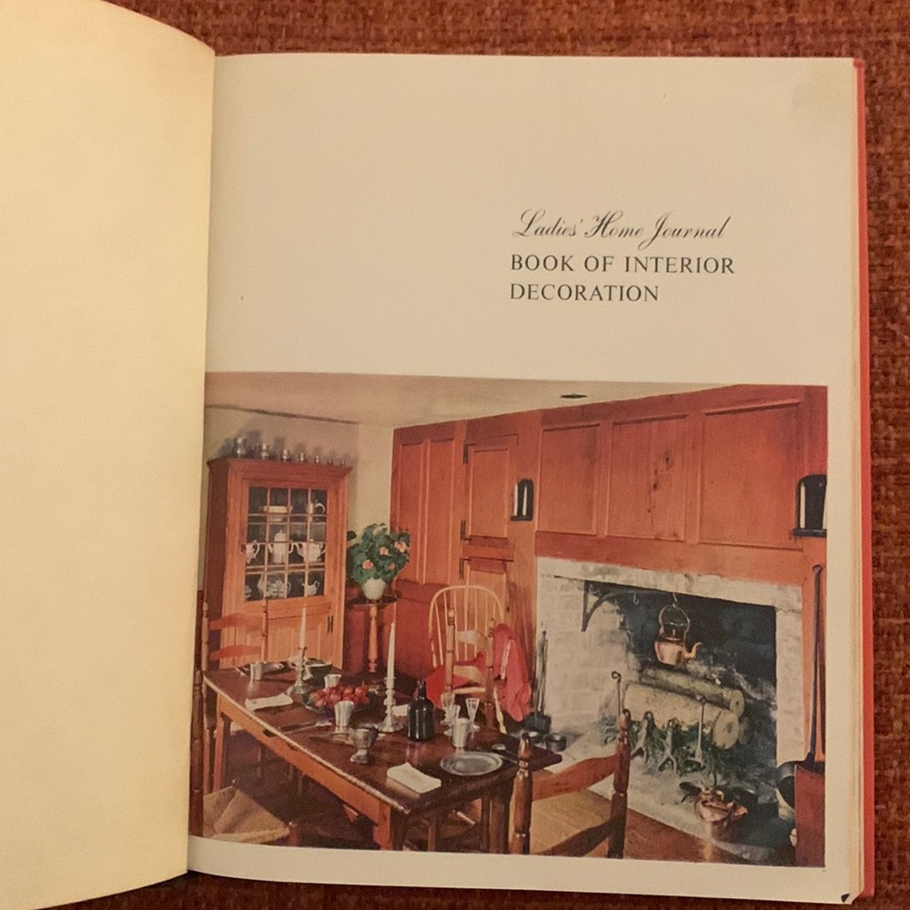 Vintage 1959 book “BOOK OF INTERIOR DECORATION” Ladies Home Journal